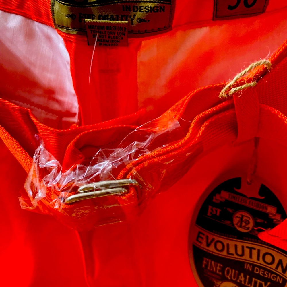 Orange Cargo Shorts Great Quality